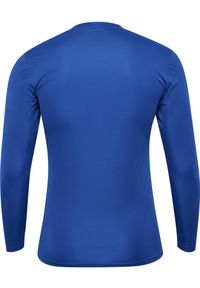 Koszulka z długim rękawem sportowa Hummel BL Essential Tee. Kolor: niebieski. Długość rękawa: długi rękaw. Długość: długie. Sport: koszykówka