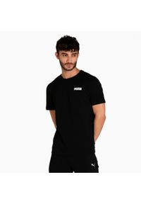 T-shirt z krótkim rękawem męski Puma ESS SMALL LOGO. Kolor: czarny. Długość rękawa: krótki rękaw. Długość: krótkie. Sport: fitness
