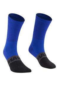 MAVIC - Wysokie skarpety Mavic Aksium. Kolor: wielokolorowy, niebieski, szary. Sport: kolarstwo #1