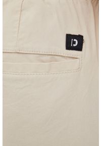 Tom Tailor spodnie męskie kolor beżowy joggery. Kolor: beżowy. Materiał: tkanina, bawełna
