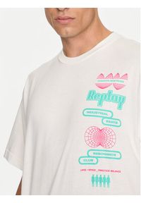 Replay T-Shirt MMG334.000.23454 Biały Oversize. Kolor: biały. Materiał: bawełna #3