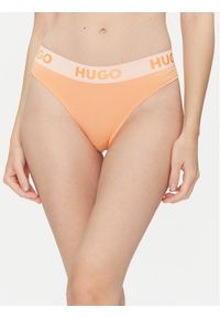 Hugo - HUGO Stringi 50469651 Pomarańczowy. Kolor: pomarańczowy. Materiał: bawełna