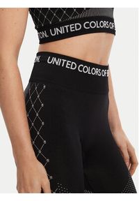 United Colors of Benetton - United Colors Of Benetton Legginsy 3SW63F04I Czarny Slim Fit. Kolor: czarny. Materiał: syntetyk #5