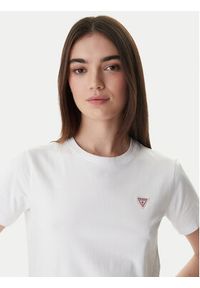 Guess Jeans T-Shirt W4YI10 J1314 Biały Regular Fit. Kolor: biały. Materiał: bawełna #5