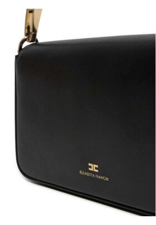 Elisabetta Franchi Torebka BS-82N-47E2-V560 Czarny. Kolor: czarny. Materiał: skórzane