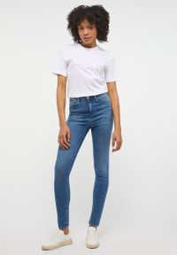 Mustang - MUSTANG GEORGIA SUPER SKINNY DAMSKIE SPODNIE JEANSOWE JEANSY DENIM BLUE 1013578 5000 682