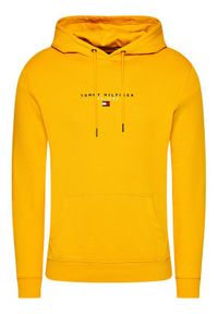 TOMMY HILFIGER - Tommy Hilfiger Bluza Essential MW0MW17382 Żółty Regular Fit. Kolor: żółty #2