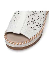 Rieker Sandały 60355-80 Biały. Kolor: biały. Materiał: skóra, syntetyk #4