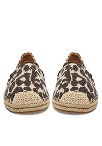 DeeZee Espadryle Q124-1 Brązowy. Kolor: brązowy. Materiał: materiał #4