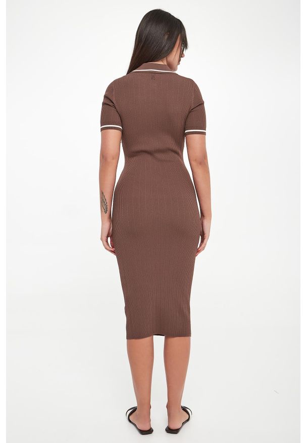 Armani Exchange - Sukienka midi ARMANI EXCHANGE. Długość: midi