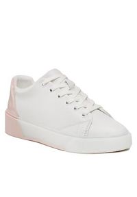 Calvin Klein Sneakersy Heel Counter Cupsole Lace Up HW0HW01378 Biały. Kolor: biały. Materiał: skóra