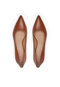 Lauren Ralph Lauren - LAUREN RALPH LAUREN Czółenka 802940572002 Brązowy. Kolor: brązowy. Materiał: skóra #4