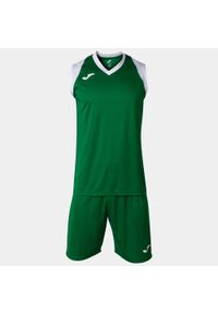 Zestaw do koszykówki dla dorosłych Joma Final II. Kolor: zielony, biały, wielokolorowy. Materiał: dresówka. Sport: koszykówka #1