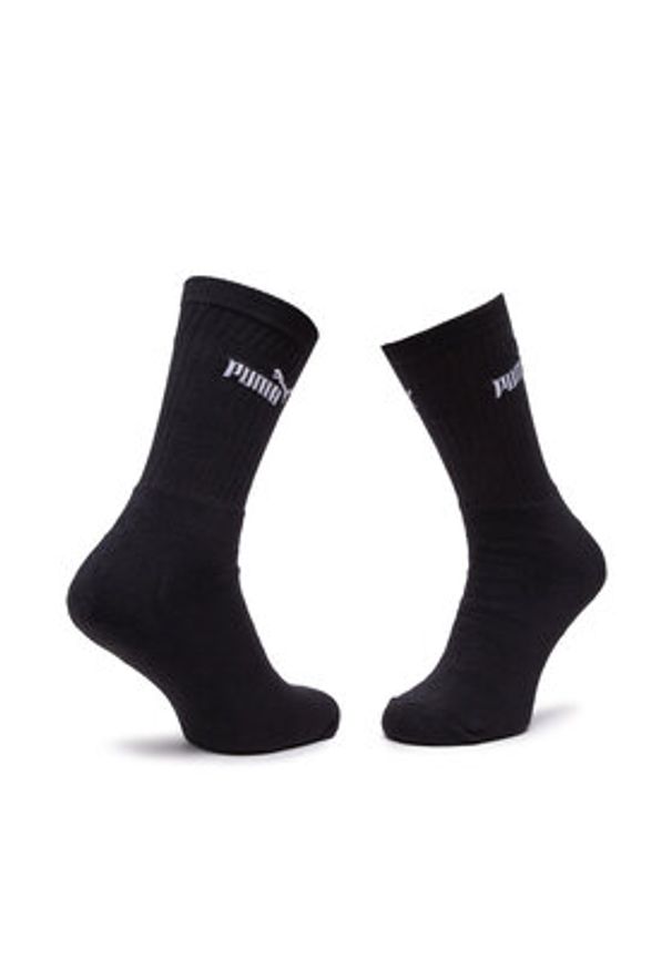 Puma Zestaw 3 par wysokich skarpet damskich 90793401 r.39/42 Czarny. Kolor: czarny. Materiał: materiał