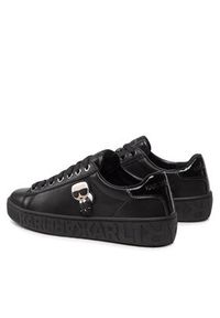 Karl Lagerfeld - KARL LAGERFELD Sneakersy KL61030A Czarny. Kolor: czarny. Materiał: skóra