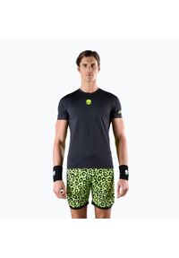Koszulka tenisowa męska HYDROGEN Panther Tech Tee. Kolor: czarny. Sport: tenis
