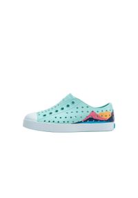 Native Shoes - Buty miejskie dziecięce NATIVE JEFFERSON BLOCK YOUTH. Okazja: na co dzień. Kolor: niebieski