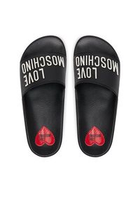 Love Moschino - LOVE MOSCHINO Klapki JA28052G0MI14000 Czarny. Kolor: czarny #3