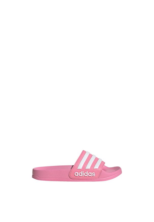 Adidas - Klapki Adilette Shower. Kolor: biały, wielokolorowy, różowy