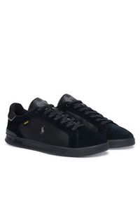 Polo Ralph Lauren Sneakersy 809P07160001 Czarny. Kolor: czarny. Materiał: zamsz, skóra #4