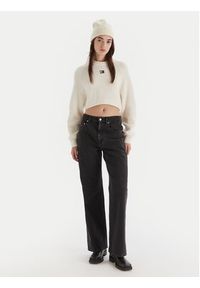 Tommy Jeans Sweter Badge DW0DW21677 Écru Regular Fit. Materiał: syntetyk #5