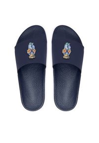 Polo Ralph Lauren Klapki Polo Bear Slide 809P09762002 Granatowy. Kolor: niebieski. Materiał: syntetyk #6