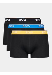 BOSS - Komplet 3 par bokserek Boss. Kolor: czarny