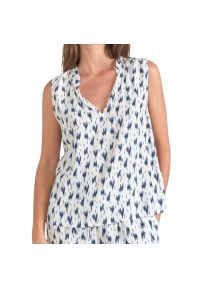 LE TEMPS DES CERISES - Koszulka damska Le Temps des cerises Rosita. Typ kołnierza: dekolt w kształcie V. Kolor: niebieski #1