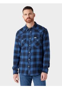 Wrangler - WRANGLER MĘSKA KOSZULA LS WESTERN SHIRT FEDERAL BLUE 112341162 W556015591