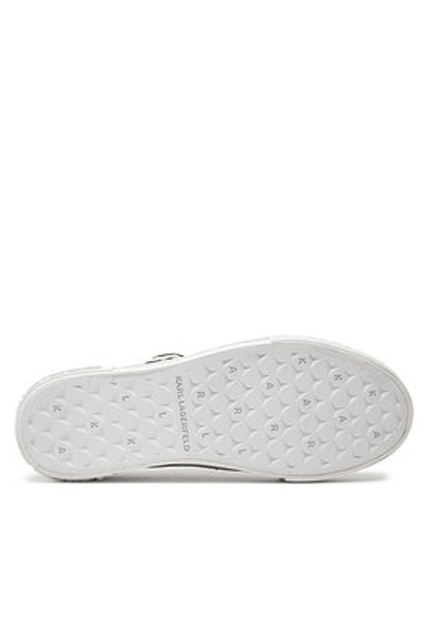 Karl Lagerfeld - KARL LAGERFELD Trampki KL60424 Biały. Kolor: biały. Materiał: skóra