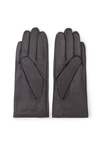 Wittchen - Damskie rękawiczki ze skóry z wycięciem ciemny brąz. Kolor: brązowy. Materiał: skóra. Styl: klasyczny, elegancki #2