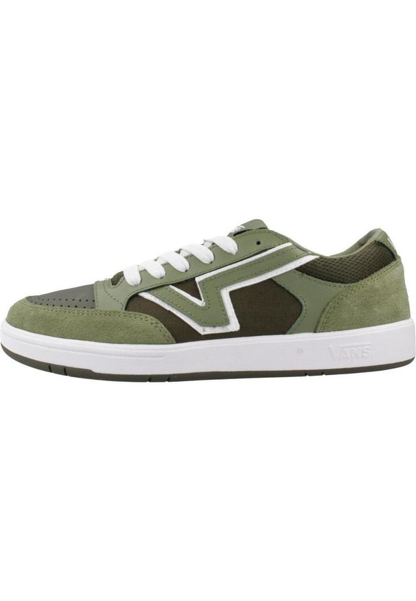 Tenisówki Vans Model Lowland Cc New Varsity Kolor Zielony. Kolor: zielony. Materiał: zamsz, tkanina