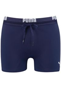 Spodenki kąpielowe męskie Puma Swim Men Logo Swim Trunk. Kolor: niebieski