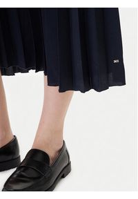 TOMMY HILFIGER - Tommy Hilfiger Sukienka codzienna WW0WW39342 Granatowy Regular Fit. Okazja: na co dzień. Kolor: niebieski. Materiał: wiskoza. Typ sukienki: proste. Styl: casual #5