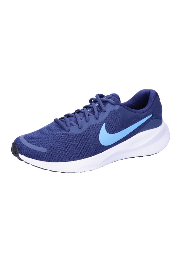 Buty męskie Nike Revolution 7. Kolor: niebieski, biały, wielokolorowy. Model: Nike Revolution. Sport: bieganie