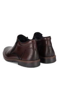 Rieker Półbuty 15398-25 Brązowy. Kolor: brązowy. Materiał: skóra #4