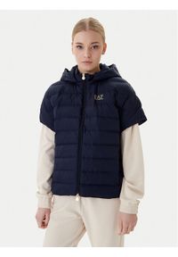 EA7 Emporio Armani Bezrękawnik 7W000477 AF12476 UB102 Granatowy Regular Fit. Kolor: niebieski. Materiał: syntetyk. Długość rękawa: bez rękawów #1