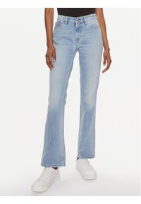 Tommy Jeans Jeansy Maddie DW0DW17609 Niebieski Straight Fit. Kolor: niebieski