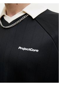 Jack & Jones Polo Lido 12276758 Czarny Loose Fit. Typ kołnierza: polo. Kolor: czarny. Materiał: syntetyk #2