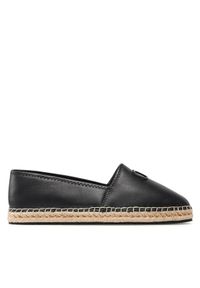 Calvin Klein Espadryle Espadrille HW0HW01457 Czarny. Kolor: czarny. Materiał: skóra