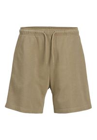 Jack & Jones - Jack&Jones Szorty sportowe Gordon 12268448 Beżowy Regular Fit. Kolor: beżowy. Materiał: bawełna. Styl: sportowy