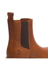 Timberland Sztyblety Carnaby Cool Basic Chlsea TB0A41E6F131 Brązowy. Kolor: brązowy. Materiał: skóra #5