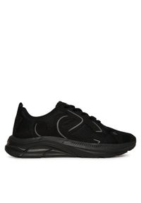 Just Cavalli Sneakersy 79QA3SJC ZSD39 Czarny. Kolor: czarny. Materiał: materiał