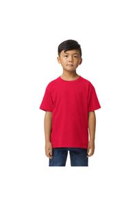 GILDAN - Koszulka Dziecięca Softstyle Midweight T-shirt. Kolor: czerwony. Sport: turystyka piesza