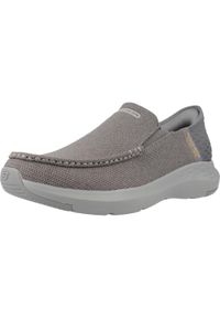 skechers - Mokasyny RF: Parson - Ralven Rozmiar 43 - 204804-GRY Szary. Kolor: szary. Materiał: tkanina