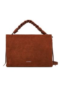 Coccinelle Torebka P6P Boheme Suede Bimaterial E1 P6P 19 02 01 Brązowy. Kolor: brązowy. Materiał: skórzane, zamszowe
