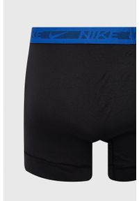 Nike bokserki (3-pack) męskie kolor czarny. Kolor: czarny. Materiał: skóra, materiał #6