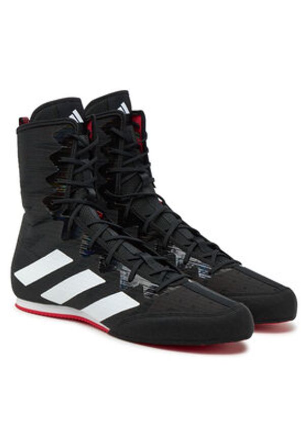 Adidas - adidas Buty bokserskie Box Hog 4 IH2730 Czarny. Kolor: czarny. Materiał: materiał