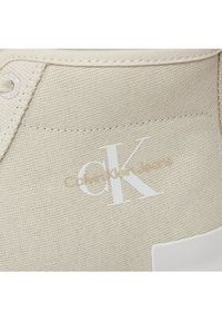 Calvin Klein Jeans Sneakersy Bold Vulc Flatf Mid Cs Ml Btw YW0YW01392 Beżowy. Kolor: beżowy