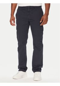 TOMMY HILFIGER - Tommy Hilfiger Spodnie materiałowe Denton MW0MW39695 Granatowy Straight Fit. Kolor: niebieski. Materiał: bawełna